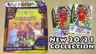 NEW Panini Premier League 202021 Adrenalyn XL Starter Pack Opening  2 Limited Editions [upl. by Penland]