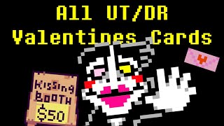 ALL UNDERTALEDELTARUNE NEWSLETTER VALENTINES CARDS [upl. by Truk]