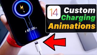 How to set Custom Charging Animations on iPhone  iOS 14 customizations [upl. by Anirbac669]