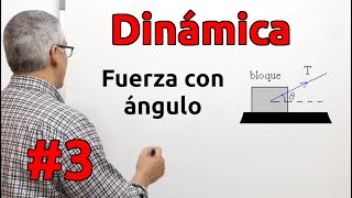 Dinámica Fuerza y ángulos Física Problemas 3 [upl. by Llednov]