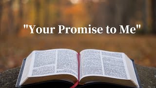 quotYour Promise to mequot  Christian Song [upl. by Caylor]