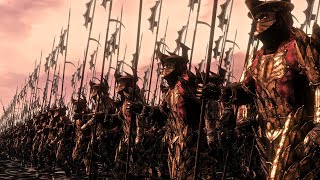 Easterling Vs Gondor  10000 Unit Lord of the Rings Cinematic battle [upl. by Sarad839]