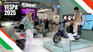 Co znajdziemy w nowej Vespie GTS  Vespa GTS 310 HPE EICMA 2024 [upl. by Bouchier]