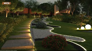 Backyard Lighting Ideas 2023 Outdoor Lighting Backyard Garden Landscape Lighting [upl. by Nwahs]