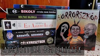 2024 augusztusi beszerzések  Bluray DVD CD VHS  Bemutató [upl. by Downey857]