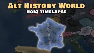 Alternate History World  HOI4 Timelapse [upl. by Idaline540]