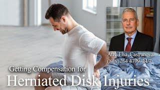 Top Herniated Disk Injury Lawyer  818 2844779  Best Los Angeles personal injury attorney [upl. by Gaultiero]