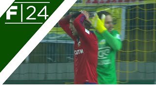 Highlights I Anzhi Makhachkala 11 CSKA Moscow [upl. by Nojram]