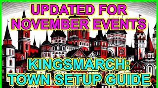 POE 325 Town Setup Guide  Updated For November Events Kingsmarch  Path Of Exile Settlers Kalguur [upl. by Hanford885]