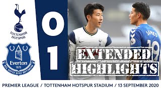 EXTENDED HIGHLIGHTS TOTTENHAM 01 EVERTON [upl. by Oshinski]