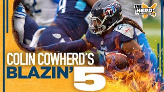 Blazin 5 Colin Cowherds picks for Week 17 of the 2020 NFL season  THE HERD [upl. by Mariand]