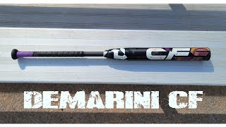 Demarini CF review and comparison vs Easton Ghost Advanced DemariniCF EastonGhost fastpitchbat [upl. by Aseefan55]