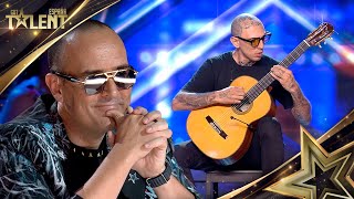 Presenta su AMOR tocando la GUITARRA de una forma especial  Audiciones 07  Got Talent España 2024 [upl. by Idorb]