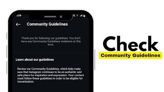 Instagram par community guidelines kaise check karen [upl. by Anselmo]