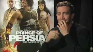 Jake Gyllenhaal Prince of Persia The Sands of Time Interview [upl. by Annahsor274]