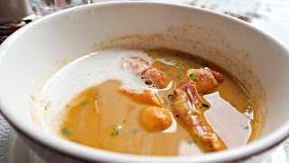 Sunday Brunch at Colonnade The Sukhothai Bangkok Part II  Lobster bisque [upl. by Coplin]