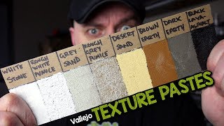 👍👎Vallejo Earth amp Ground Texture Paste TEST amp REVIEW [upl. by Kcinom]