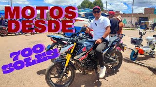 Motos desde 700 SOLES 💵 FERIA JULIACA🔥🔥 [upl. by Eehc]