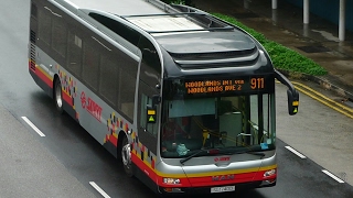 SG51 Special SMRT Bus Service 911 SMB1476P [upl. by Edita]