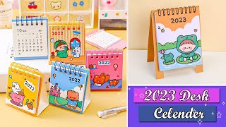 How to make a 2023 desk calendar at home  DIY Calendar 2023 [upl. by Virgin12]