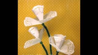 Paper doily crafts ideas [upl. by Eilah]