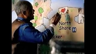 Ossie Davis Ad w Big Hands Mural for the North Shore Long Island Jewish Health System [upl. by Yffub]