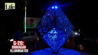 G20 Srinagar City Illuminated [upl. by Wartow]