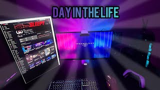 Day in the life of a 14 year old content creator [upl. by Sineray]