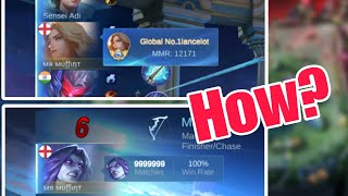 How to get Fake Global No1 and Fake matches in Mlbb Detailed tutorial MLBB [upl. by Itirp346]