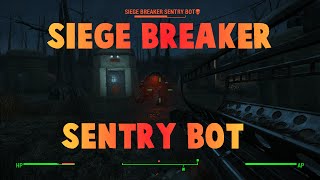 Fallout 4 Siege Breaker Sentry Bot [upl. by Drahser17]