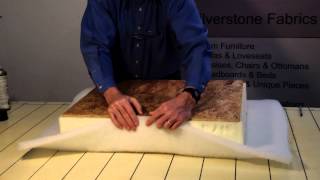 How to Upholster an Andie Ottoman Part 2 [upl. by Ealasaid]