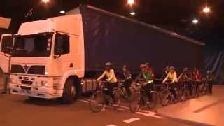 Truck drivers blindspot and cycling [upl. by Schmitt]