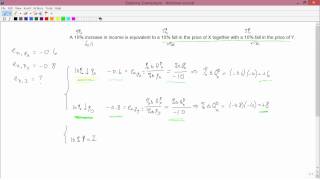 Intermediate Microeconomics Elasticity Example [upl. by Anertac]