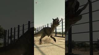 A visitor faced with a desperate situation Carnotaurus  Jurassic World Evolution 2 [upl. by Dionisio]