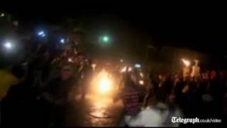 Fireballs fight in El Salvador [upl. by Allegna]