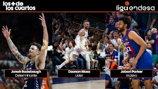 Los Más de Cuartos Jonah Radebaugh Dzanan Musa y Jabari Parker  Playoff Liga Endesa 202324 [upl. by Nairod]