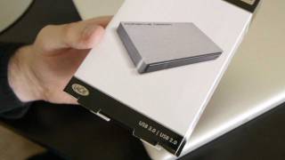 Gadget Review LaCie Porsche P9220 USB 3020 Mobile Drive [upl. by Ennalyrehc]