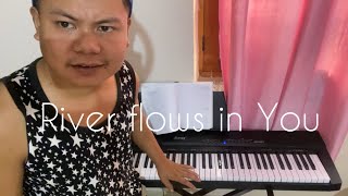 Yurima  River flows in you in cheapest piano [upl. by Atteuqnas]