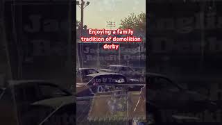 It’s a family tradition Demolition derby runs in their blood demolitionderby shorts [upl. by Nosaes]