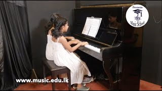 Autumn Serenade Classical Grade 3 Piano Exam Distinction Performance Menuli and Seneli Sameresekere [upl. by Hawkie]