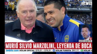 Murió Silvio Marzolini leyenda de Boca [upl. by Greenfield]