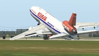 Fatal Collision Two Planes Crash During Takeoff in XPlane 11 [upl. by Loughlin180]