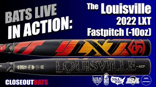 HITTING Louisville WBL2543010 LXT Fastpitch 10oz 2022 [upl. by Assenal]