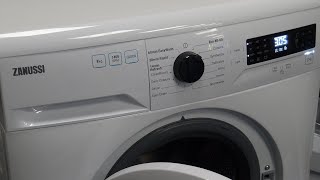 Zanussi ZWF845B4PW  ZWF825B4PW 1400 Spin 8Kg Washing Machine [upl. by Oigroeg]