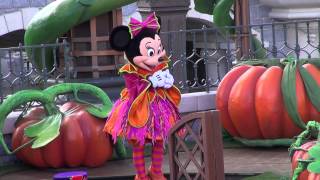 Mickeys Halloween Treat in the Street Disneyland Paris 高台3回目 [upl. by Casavant]