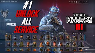 ⚡MW3 UNLOCK ALL ⚡WARZONE 3 UNLOCKS ALL CAMOS SKINS  CALLING CARDS [upl. by Notsuoh]