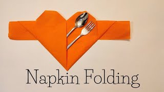 Valentines Day Napkin Folding ideas  Kako sklopiti salvete  Ideje za Dan zaljubljenih [upl. by Nebur246]