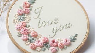 I love you Valentines day designBeginner friendlyPDF pattern [upl. by Dahl]