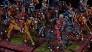 Light Cavalry 14501500 from Perry Miniatures Showcase Bretonnian Army9th Age [upl. by Enomis]