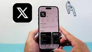 How to Update X App formerly Twitter on iPhone [upl. by Yanetruoc]